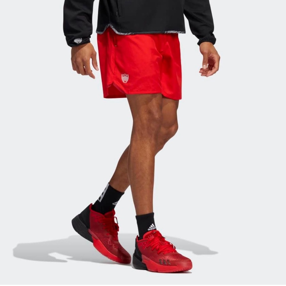 NWT Men's adidas Donovan Mitchell D.O.N. Issue #4 Vivid Red Shorts Size XL